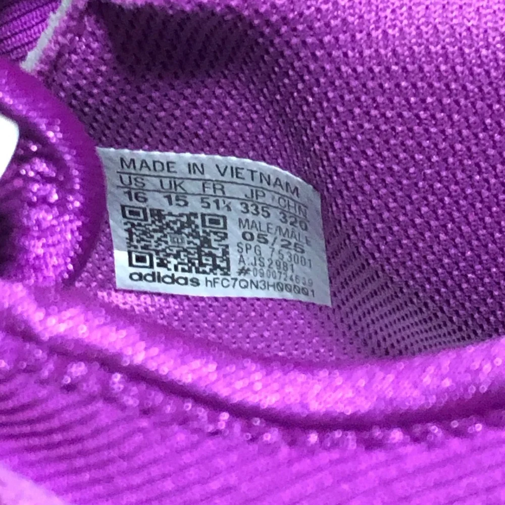 Adidas Adizero Impact TPU 2.0 BSB SOMOS Purple Baseball Cleats Size 16 JS2981